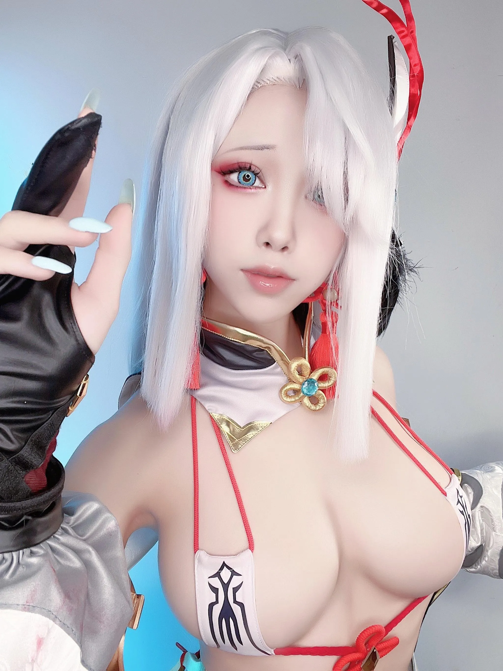 水淼Aqua – NO.110 原神 申鹤-自拍 [60P]插图3